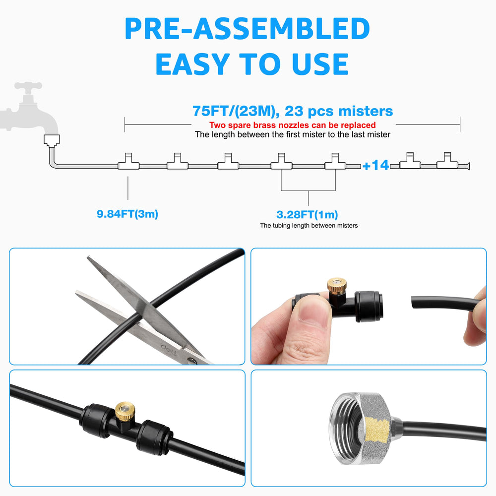 MIXC brass nozzle close-up showing precision and rust resistance benefit