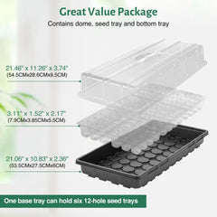 MIXC tray side profile highlighting deep 3.6-inch cells that support larger roots