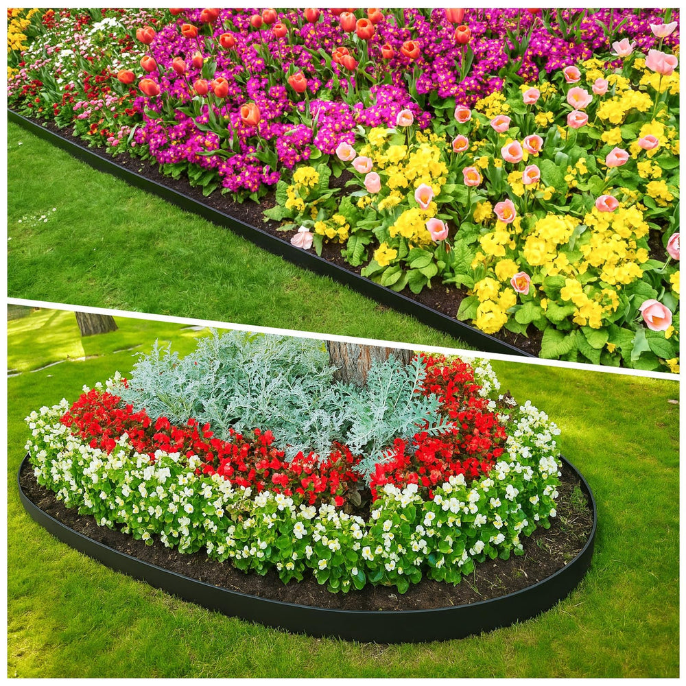 MIXC landscape kit in a garden setting showing neat beds and reduced erosion