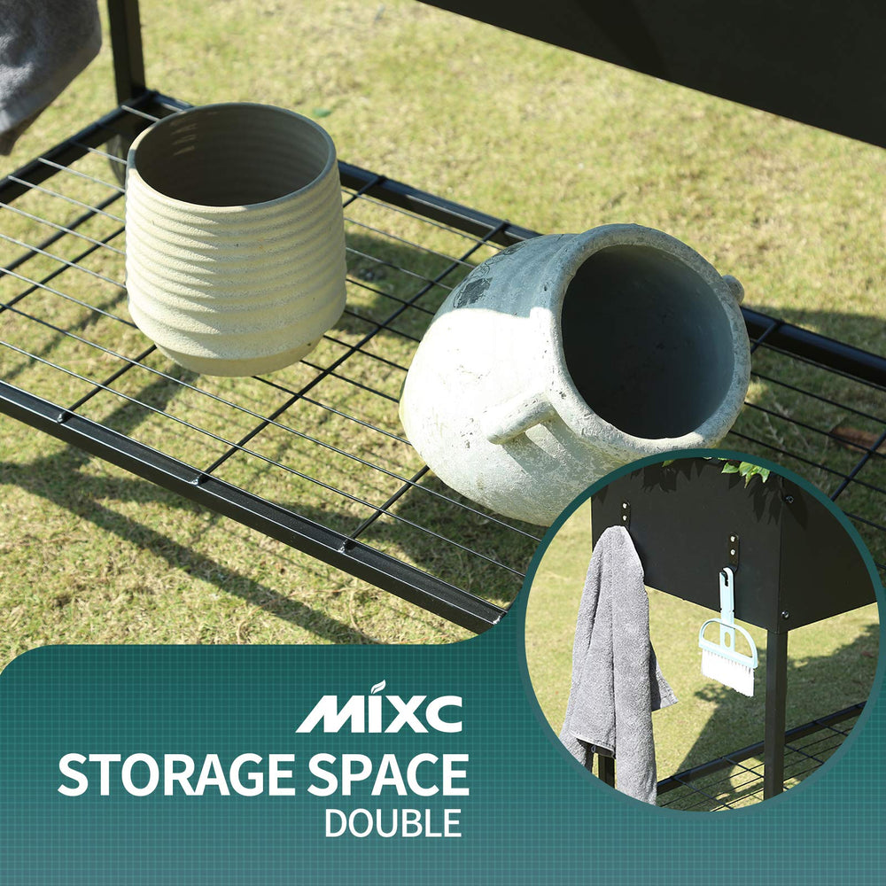 MIXC wheels and handle displayed for easy mobility and repositioning