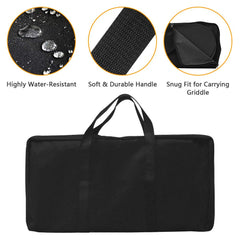 MixRBBQ griddle inside protective bag for travel and easy storage benefit