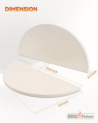 MixRBBQ close-up ceramic texture demonstrating even heat retention benefit