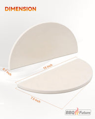 MixRBBQ close-up ceramic surface texture for even heat distribution benefit
