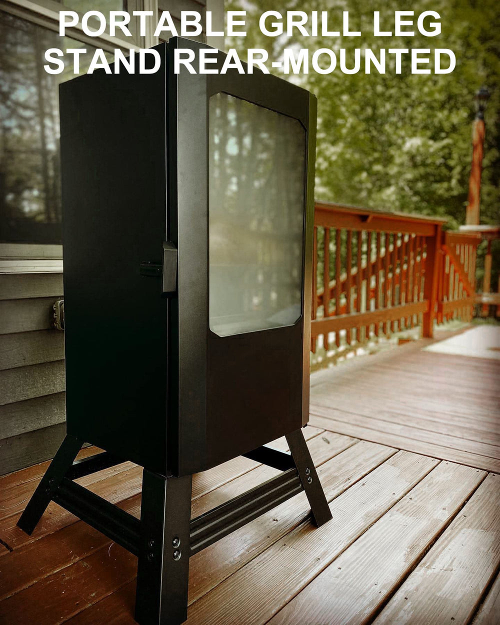 MixRBBQ mounting hardware and attachments shown for quick assembly