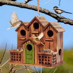 MIXUMON entrance hole detail 1.57 inch sized for small songbird safety