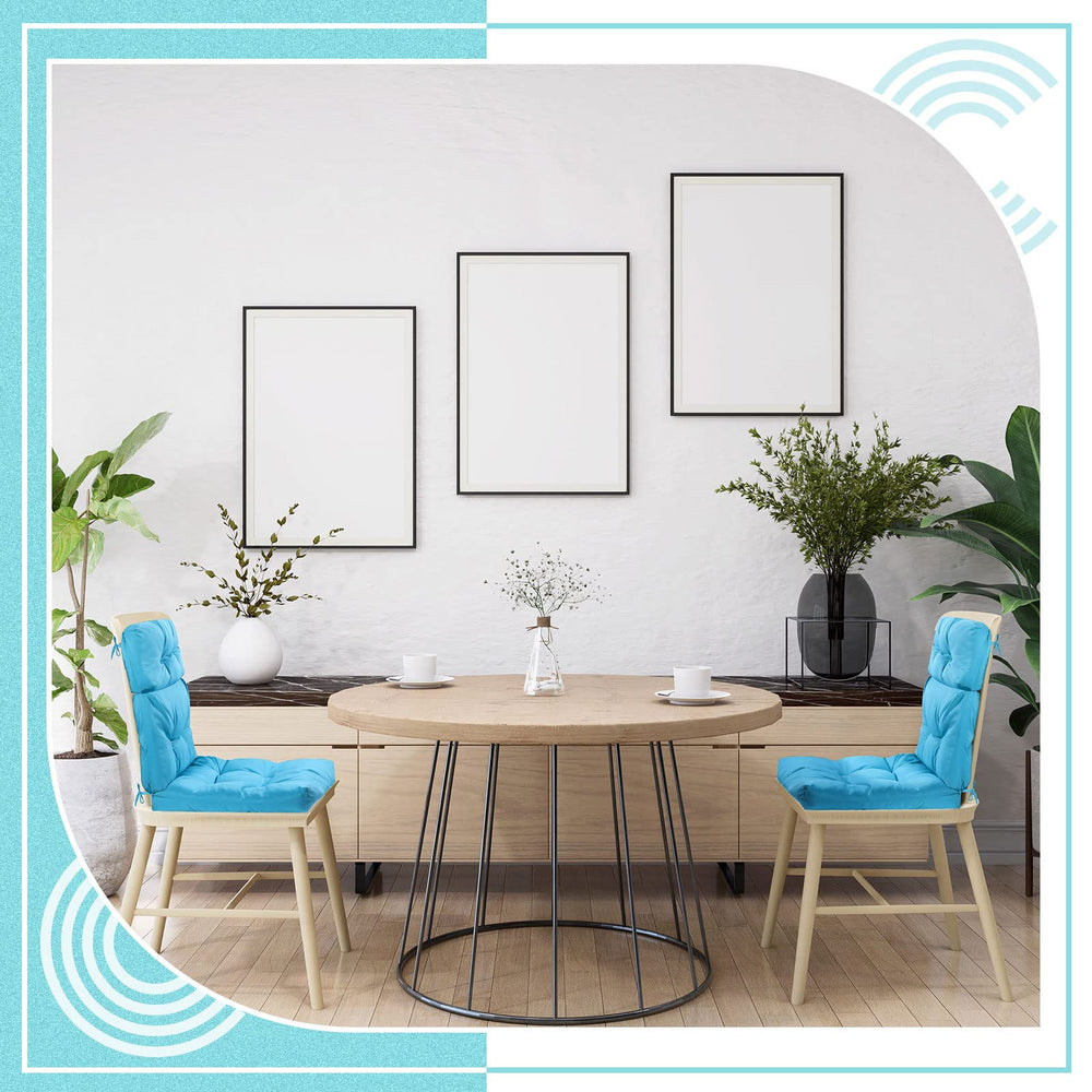 Mixweer cushions styled on a porch set showing cohesive look and comfortable seating