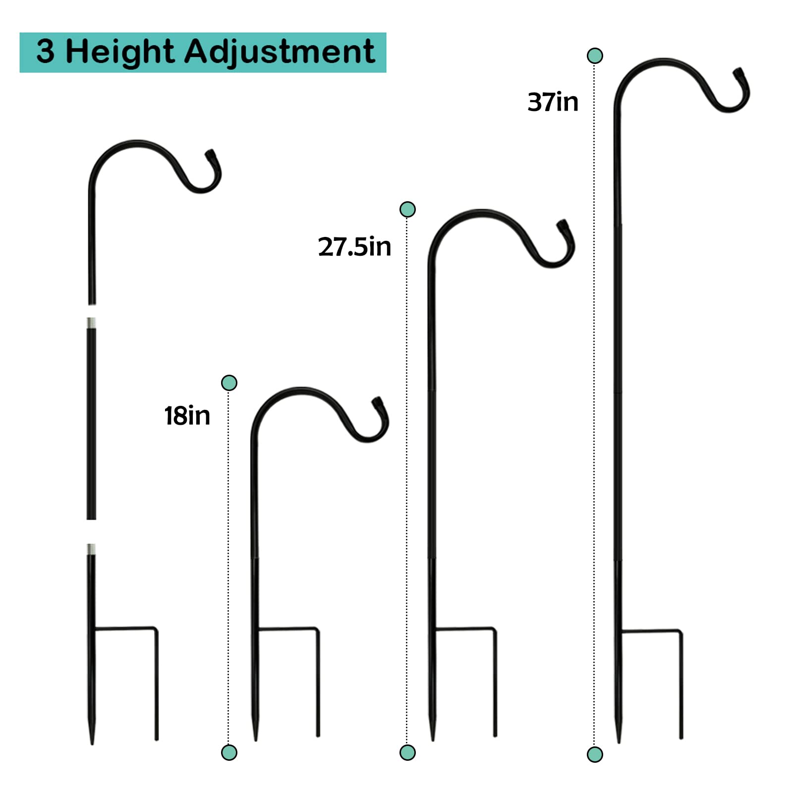 MIXXIDEA close-up of hook curve and cradle providing secure hanging support