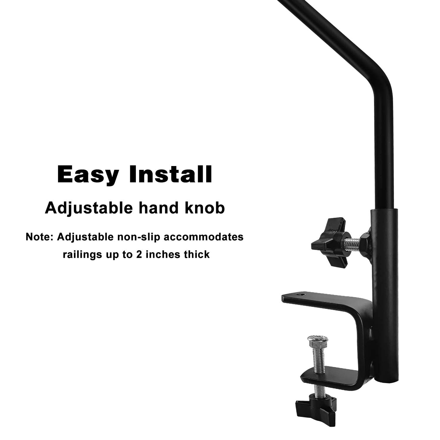 MIXXIDEA swivel joint detail showing adjustable angle and stability benefit