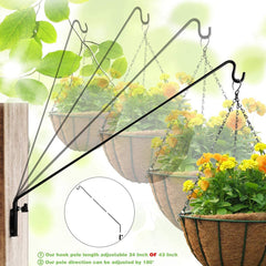 MIXXIDEA extended arm demonstration highlighting 27–43 inch reach advantage