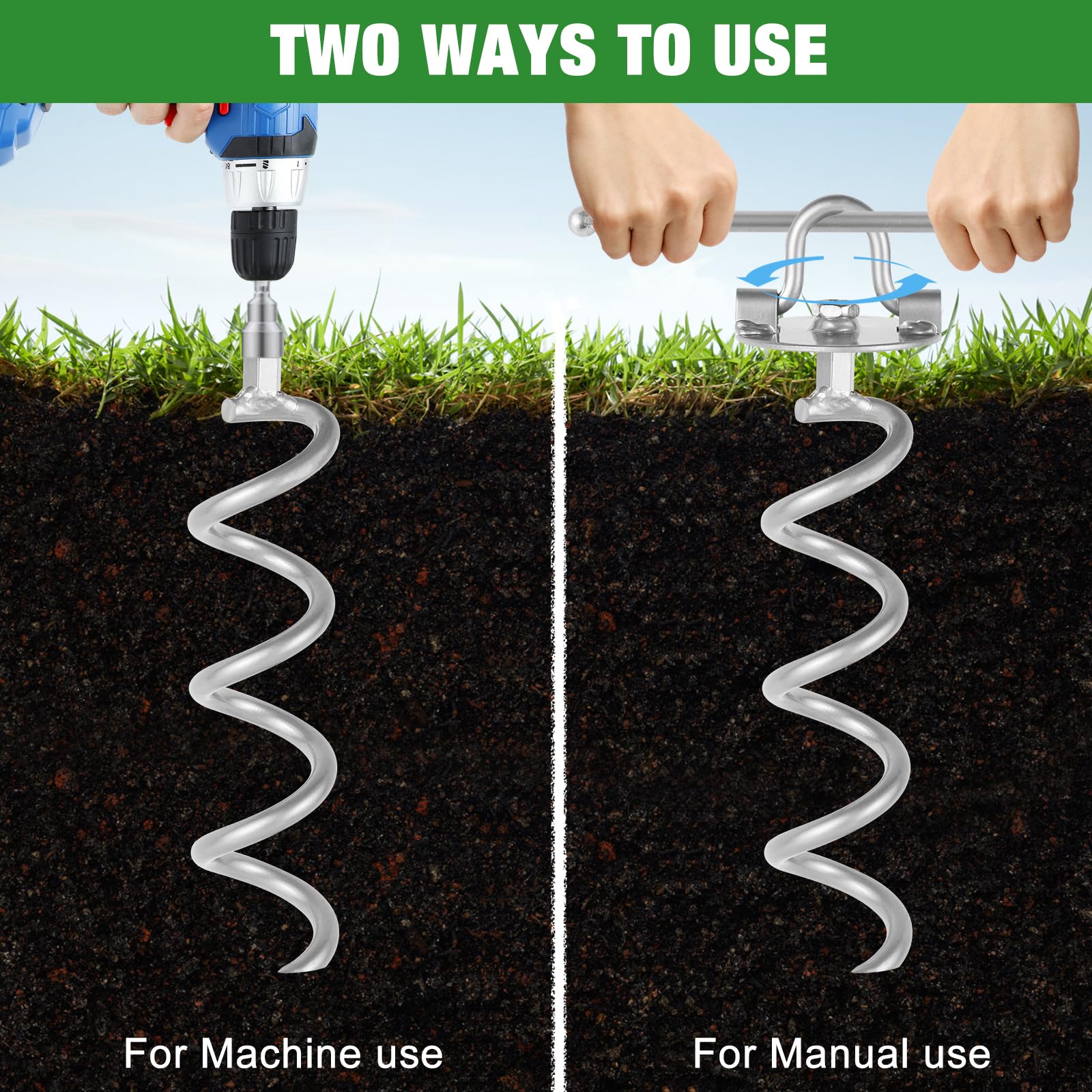 MIXXIDEA folding ring and central nut detail showing safe turning and drill compatibility