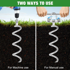 MIXXIDEA folding ring and central nut detail showing safe turning and drill compatibility