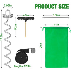 MIXXIDEA close-up of folding ring and center nut, easy hand or drill installation benefit