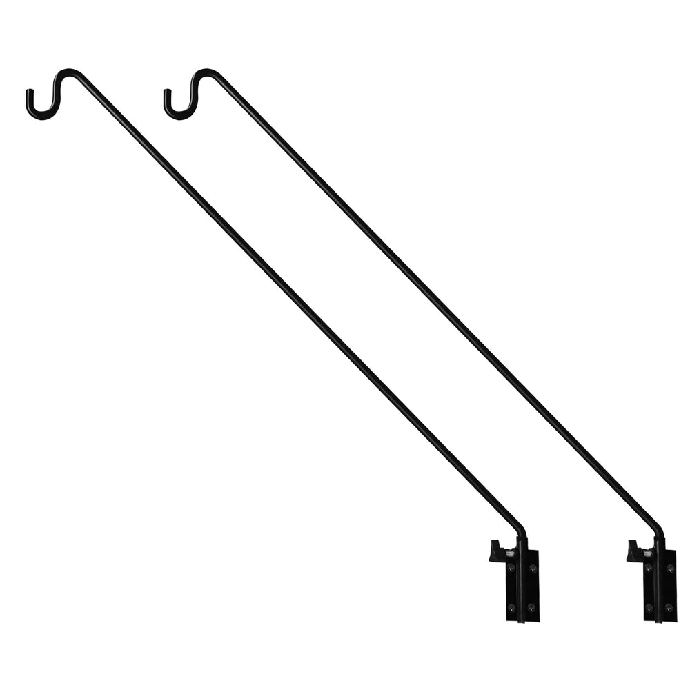 MIXXIDEA front view of wall-mounted bracket showing sturdy build and benefit of stability