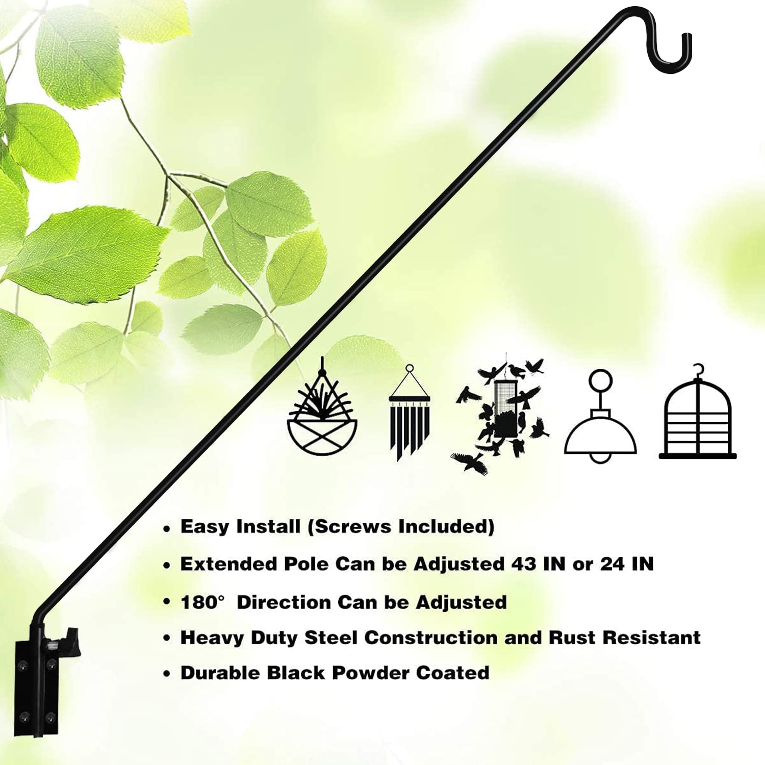 MIXXIDEA holding a large planter to demonstrate weight capacity and decorative benefit
