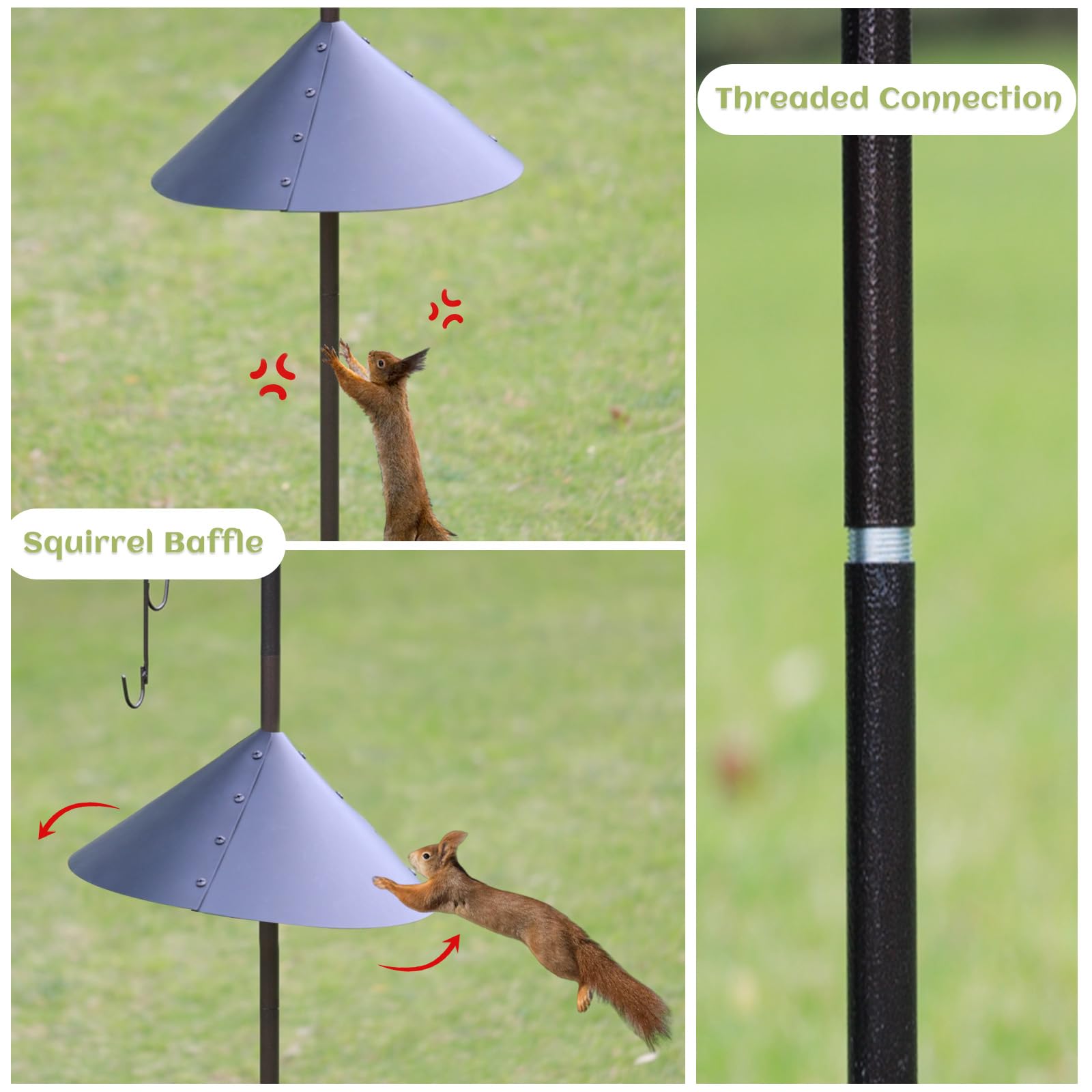 MIXXIDEA mesh feeder detail holding seeds and attracting insectivores