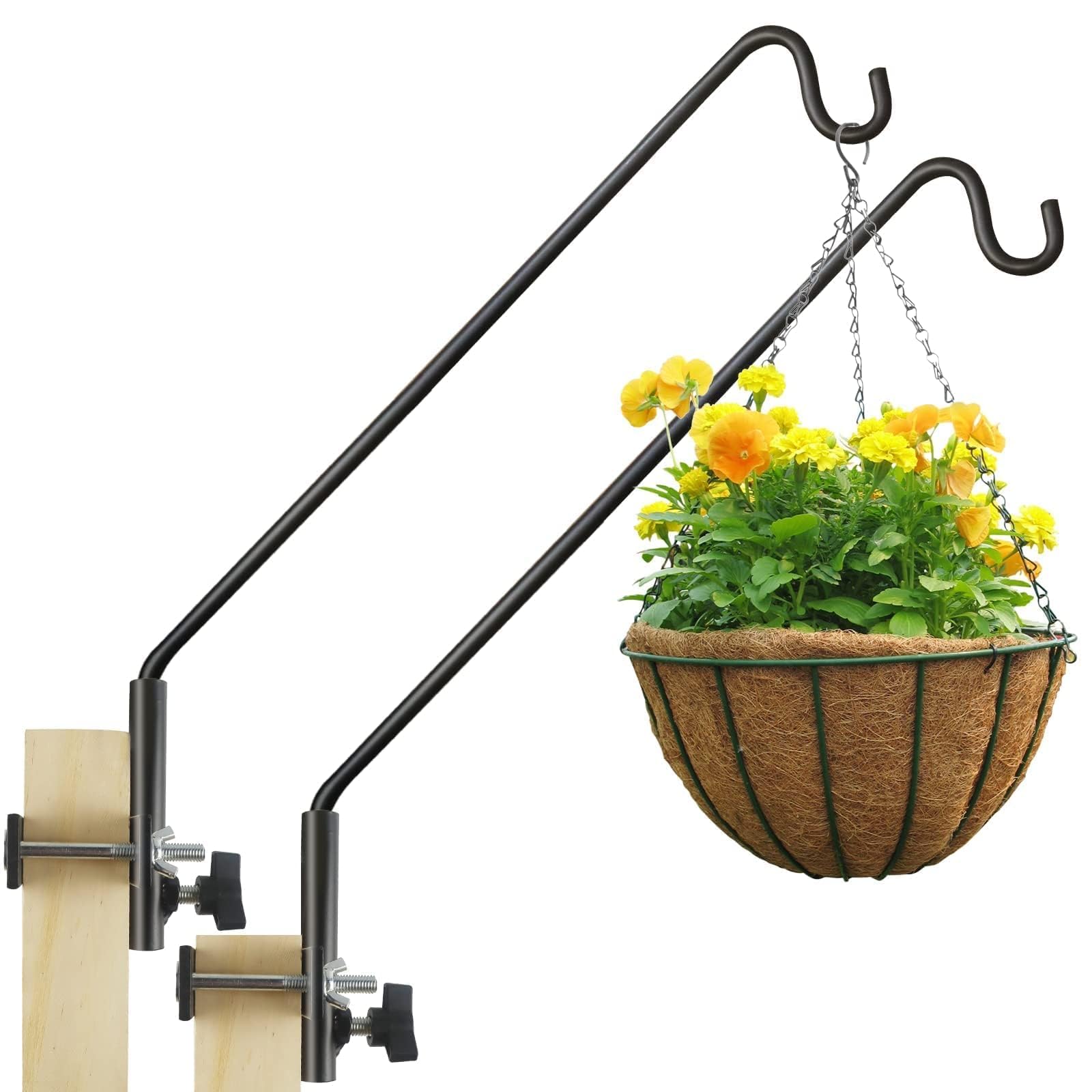 MIXXIDEA scale comparison with ruler showing clamp fits up to 2.5 inches thickness