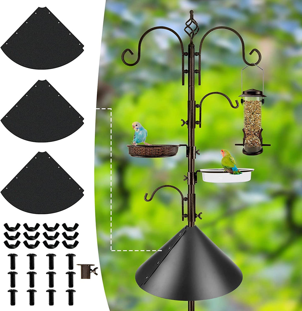MIXXIDEA removable water basin used as birdbath for quick cleaning