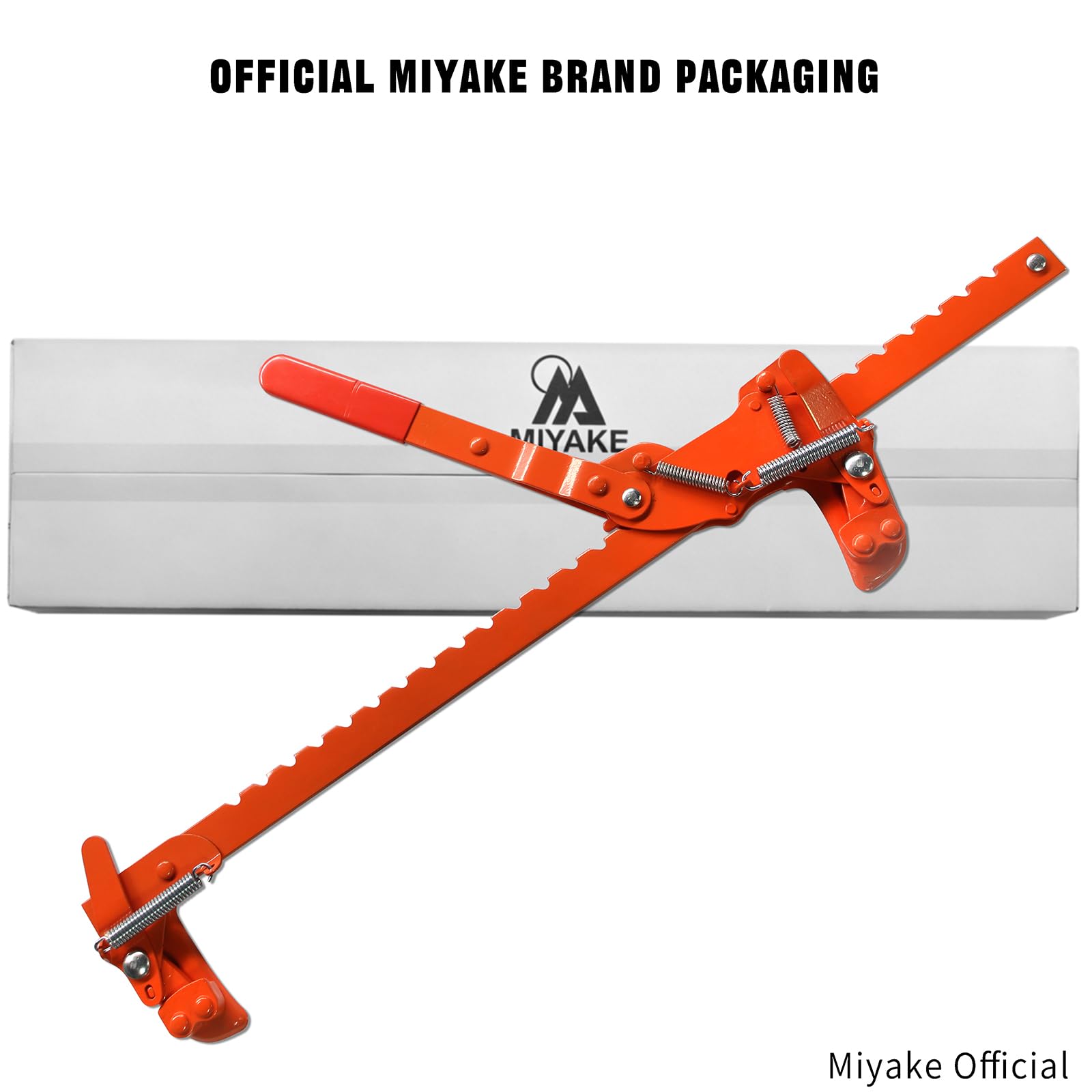 Miyake staged on a ranch fence to show real-world durability and utility