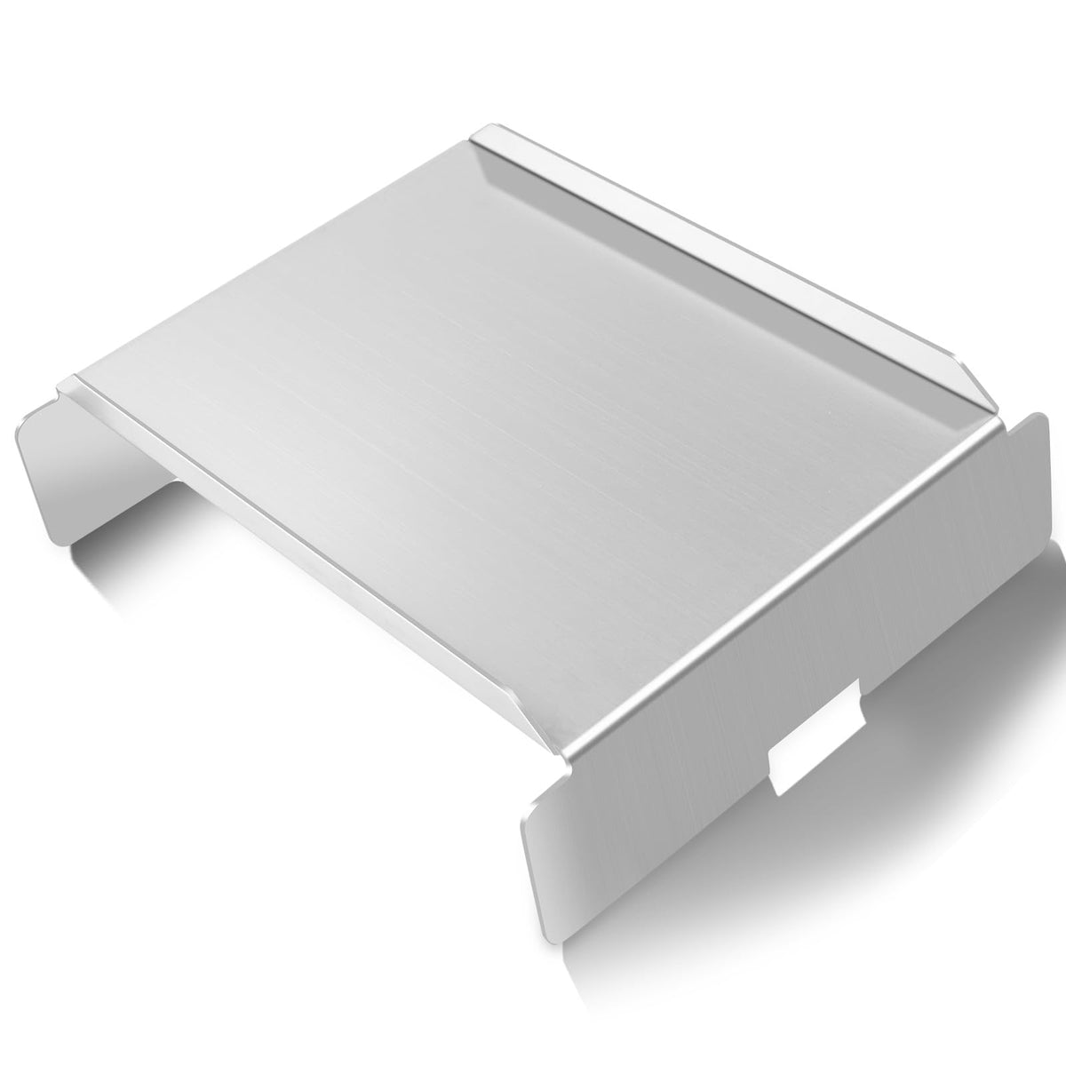 MIYOLO front view of heat baffle showing full shape and fit for Pit Boss