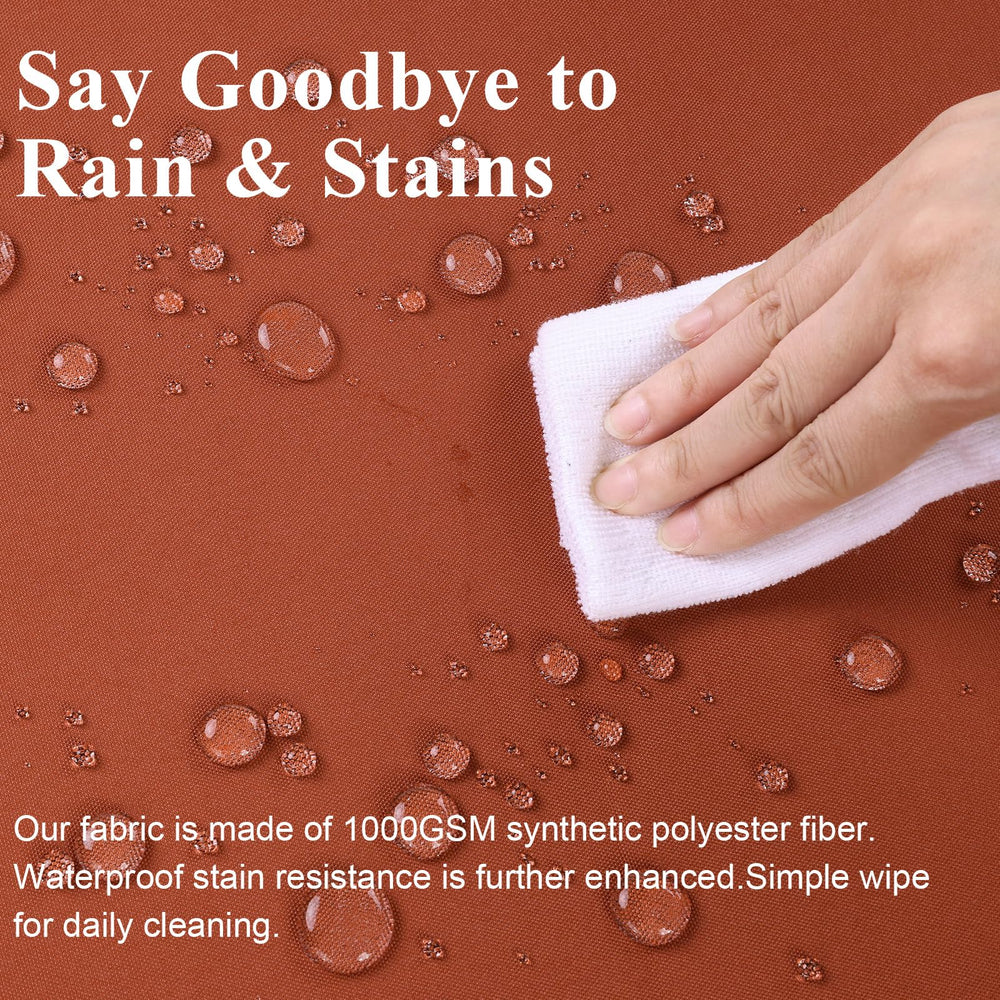 MJIAIDEA close-up of 600 GSM fabric texture showing water-resistant coating and durability