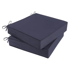 MJIAIDEA front view of grey cushions showing clean lines and weather-ready look