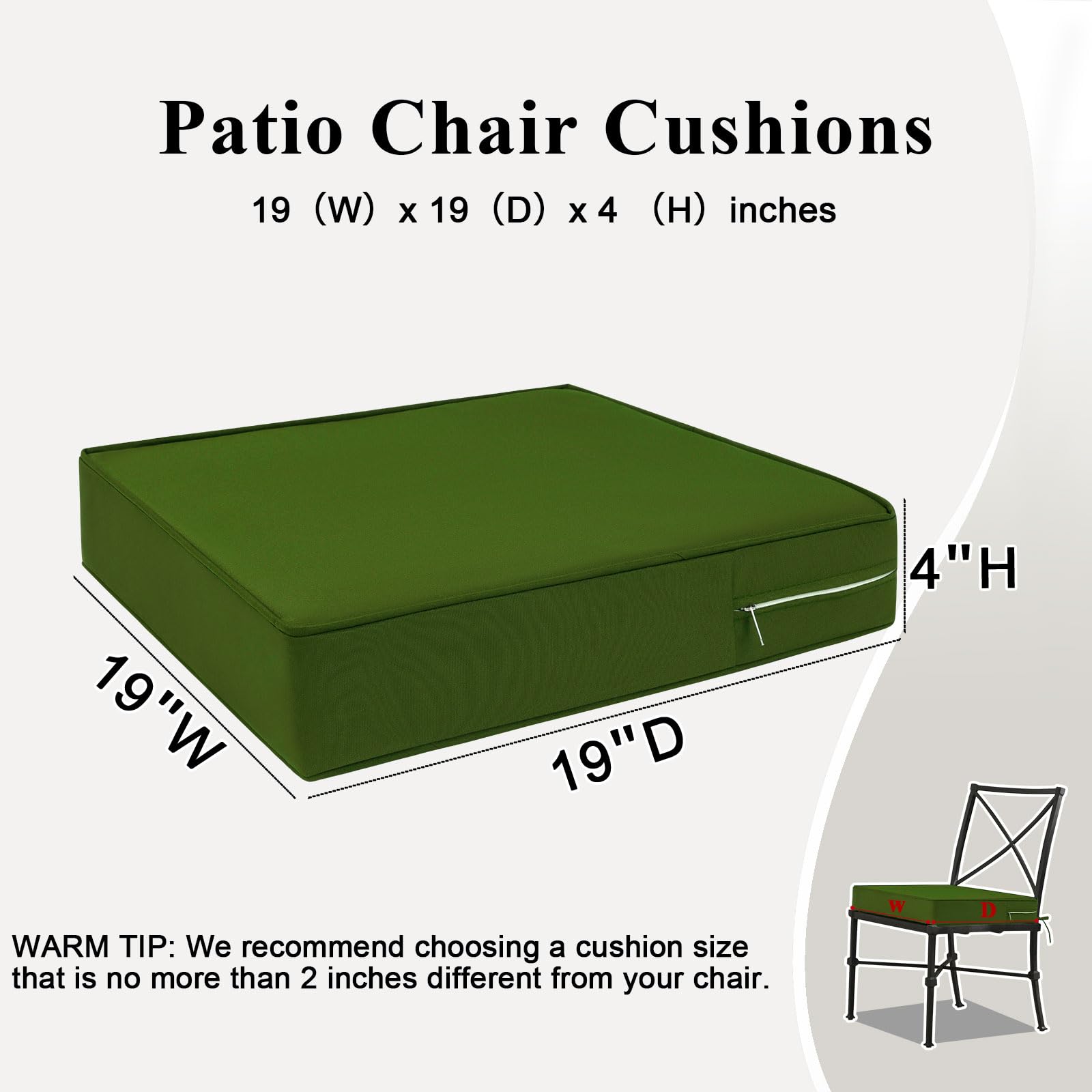 MJIAIDEA two cushions held by hands demonstrating lightweight carry handle