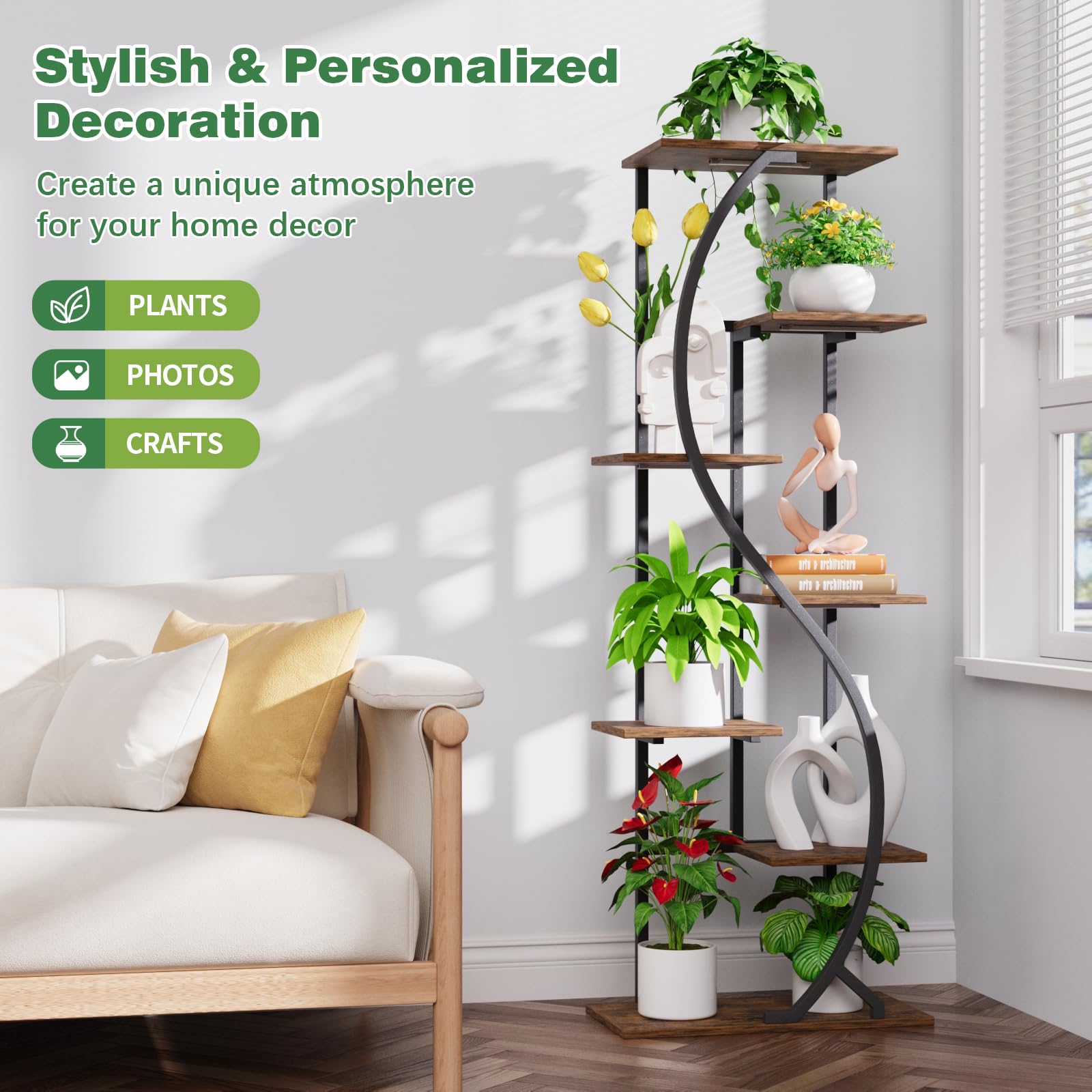 MJOMKN wall-anchored strap attached, improving stability and child-pet safety