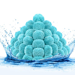 MJZ front packaging showing reusable 4.4 lb filter balls and key benefits