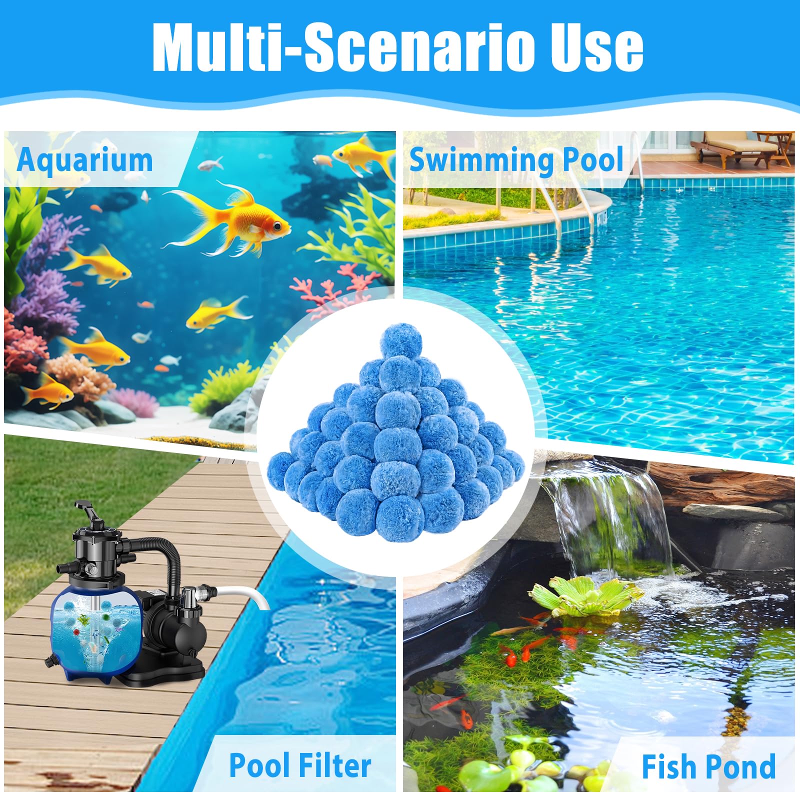 MJZ installed in backyard pool for clear water performance