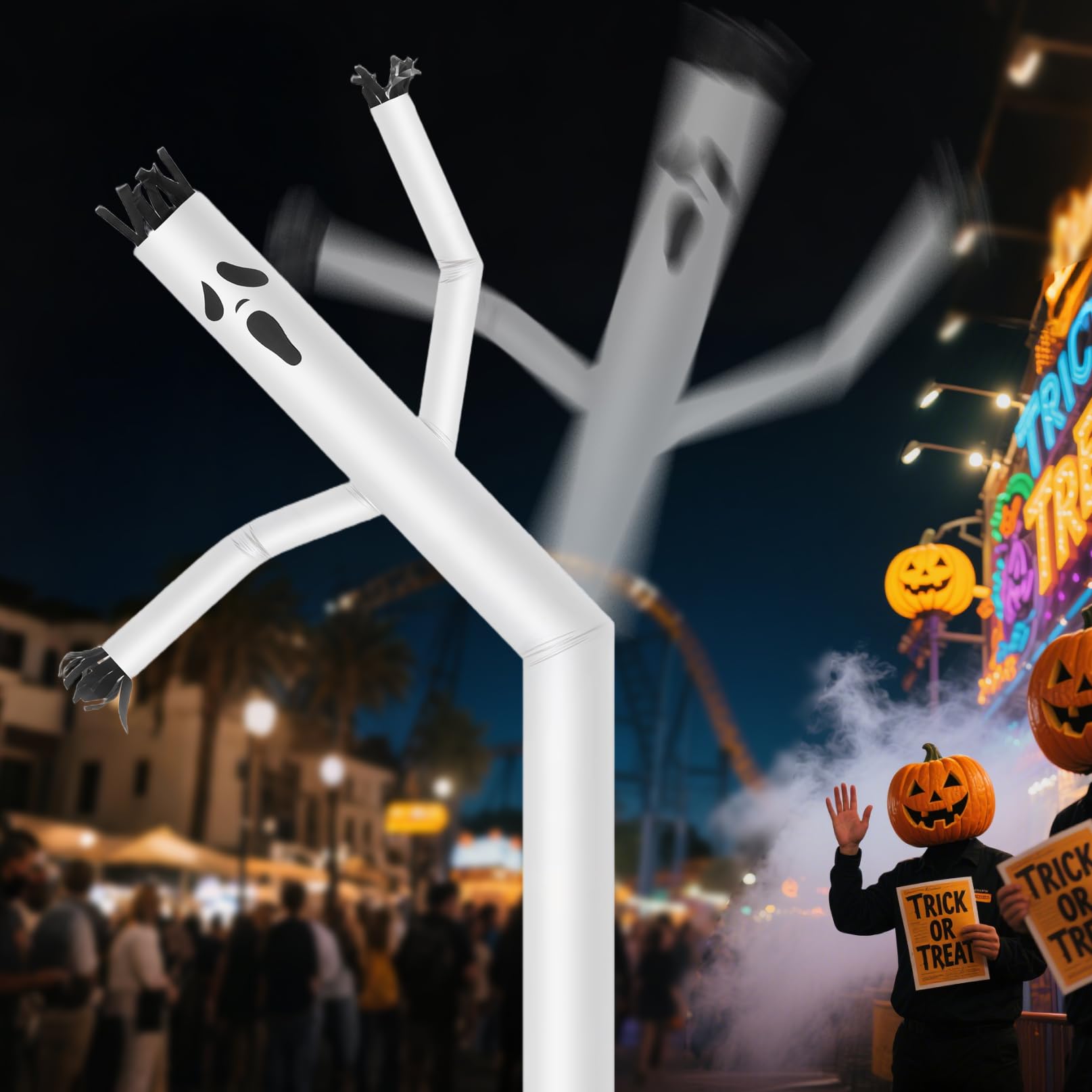 Mkevi decorated inflatable showing customization options to match themes