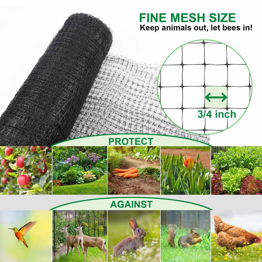 Mklsit close-up of 3/4 inch mesh texture with durable weave for long life