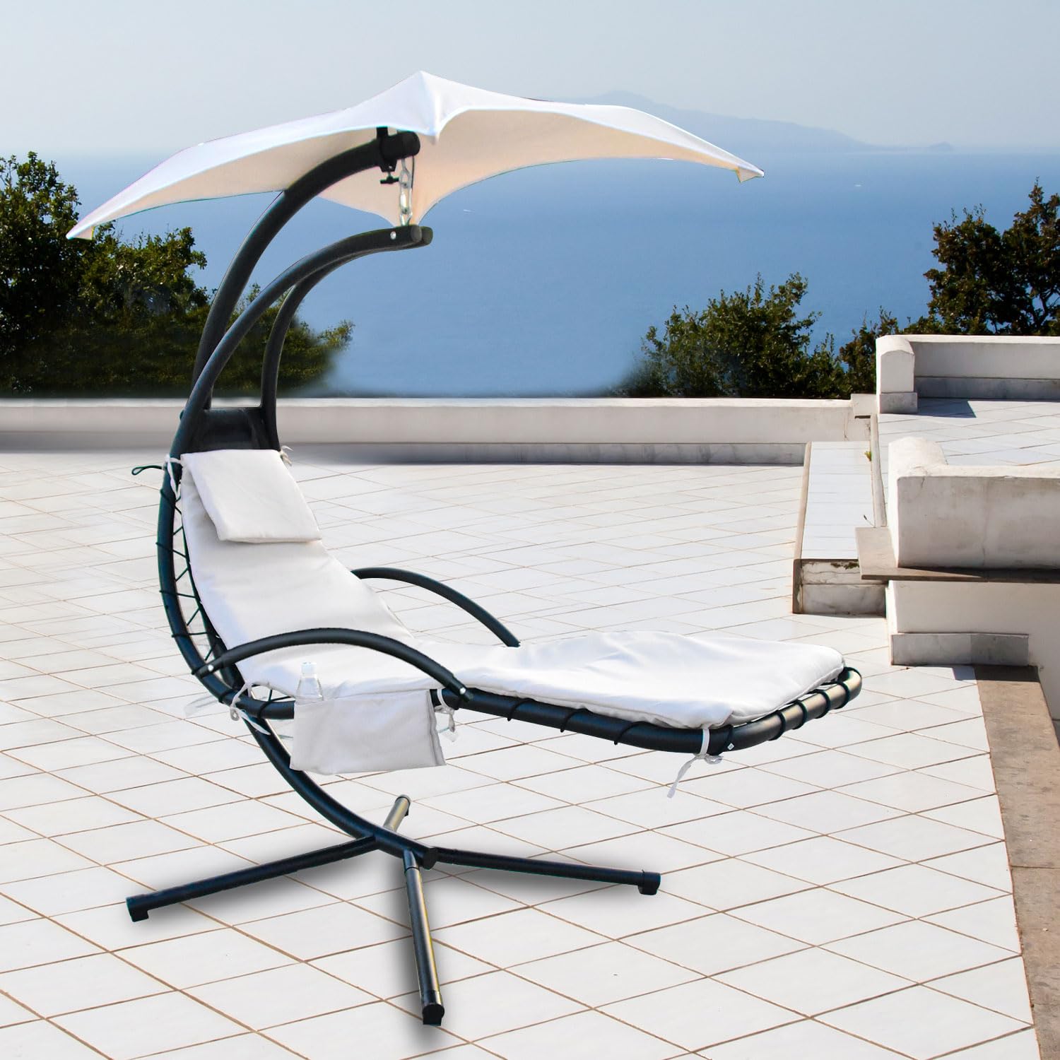MKLTUHGDG installed on hanging chair in garden showing refreshed style