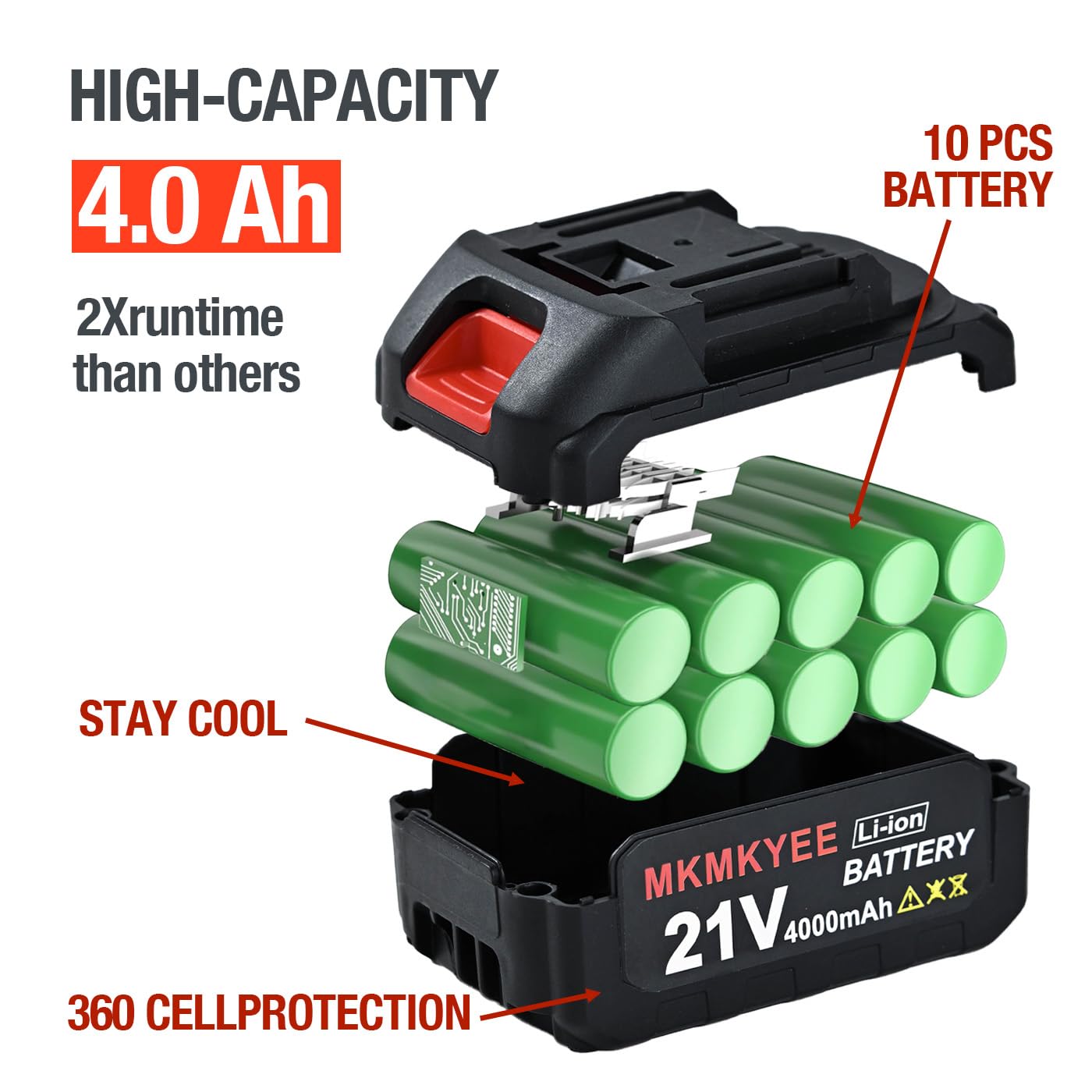 MKMKYEE charger cord and connector detail demonstrating precise fit and secure connection