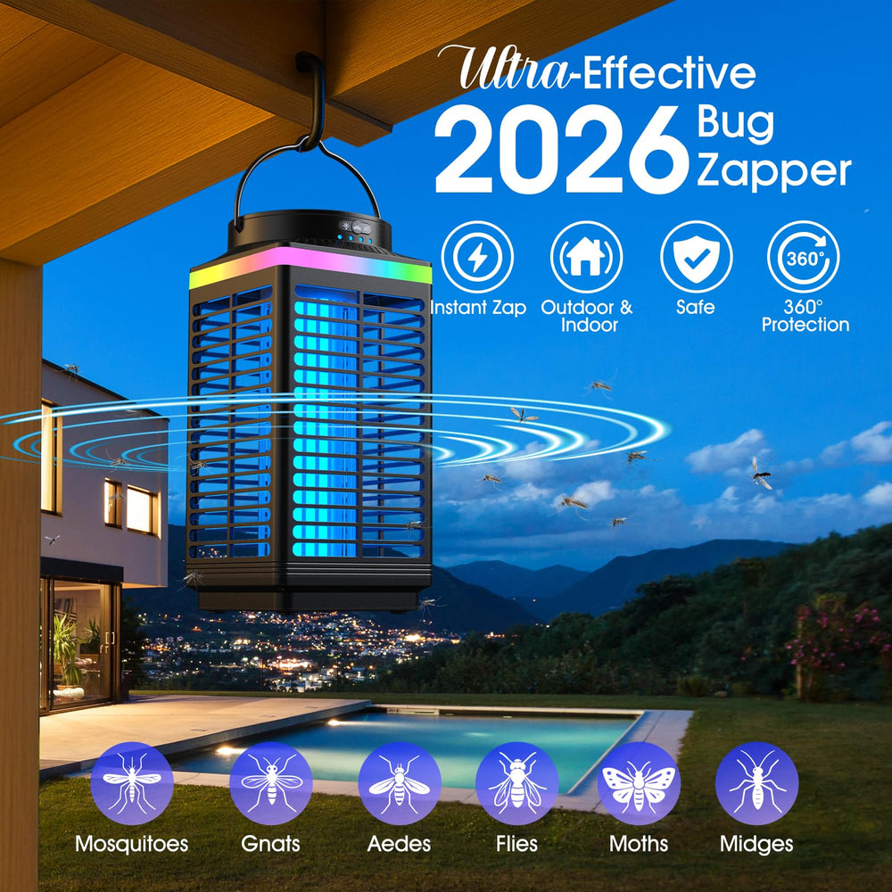 MKNXYD close-up of 4200V electric grid highlighting fast insect neutralization