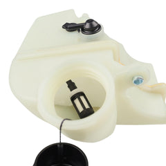 Mliong fuel tank cap and thread detail for secure sealing benefit