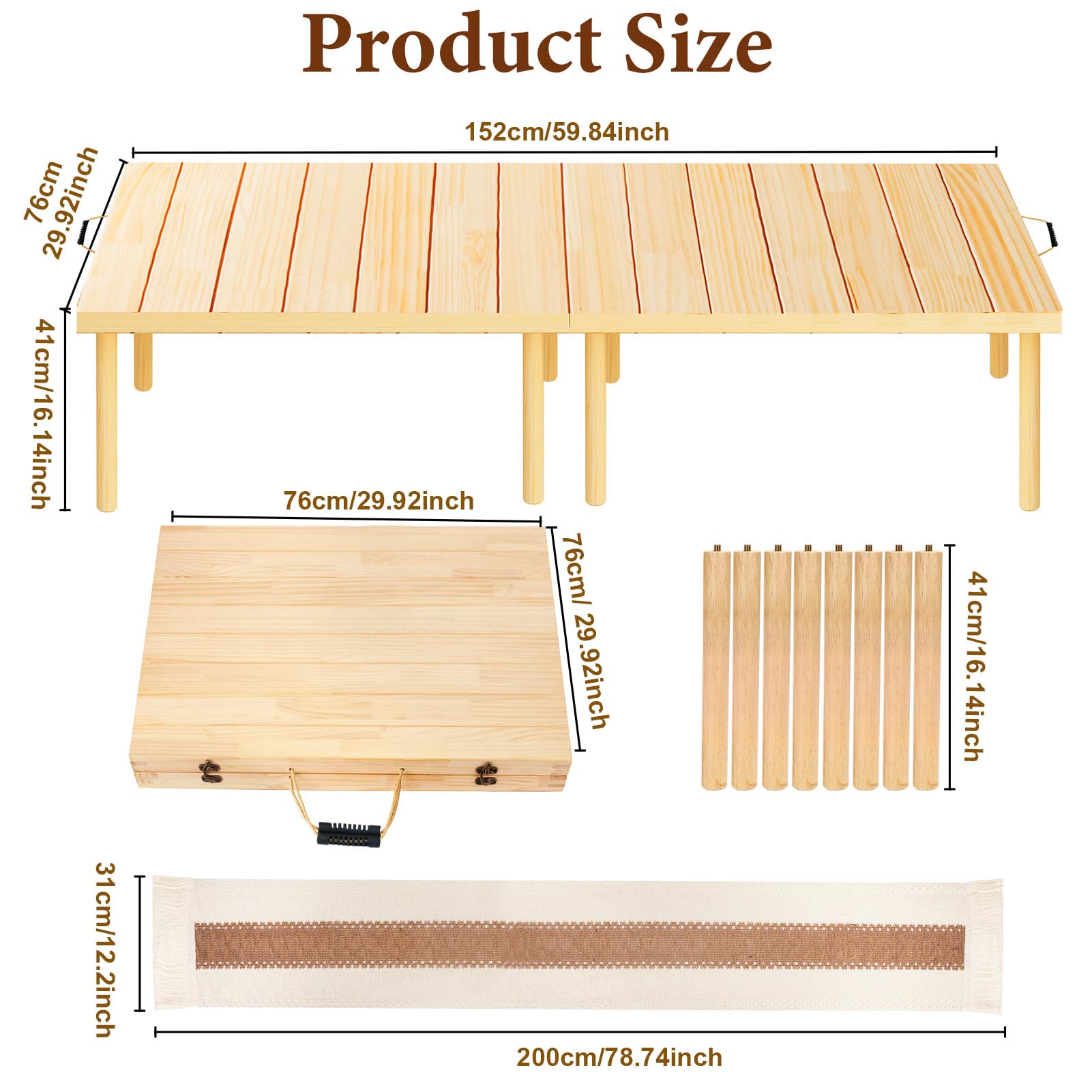 MLLNFUE folded flat for compact transport and easy storage benefit