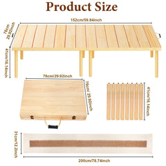 MLLNFUE folded flat for compact transport and easy storage benefit