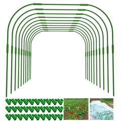 MLYKJ front packaging showing full 10-set garden hoop kit for fast setup