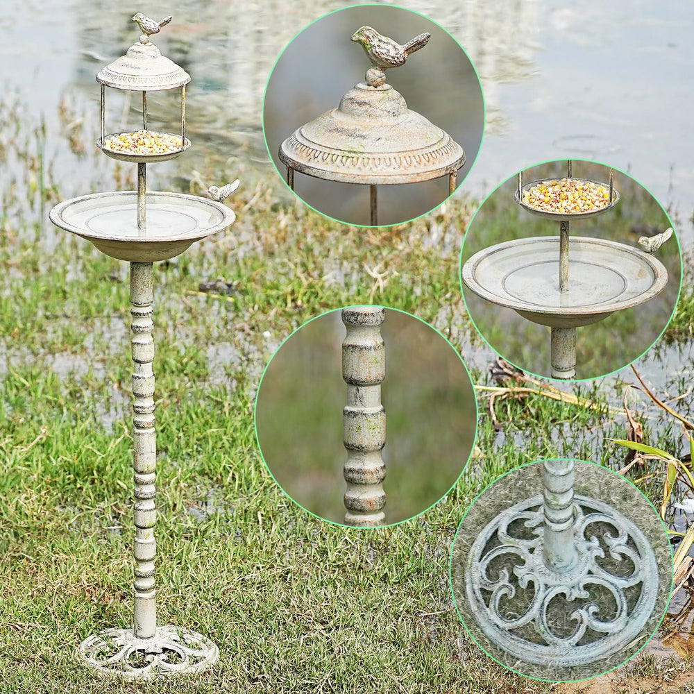 MNRYLKB feeder tray filled with seed showing convenient feeding station