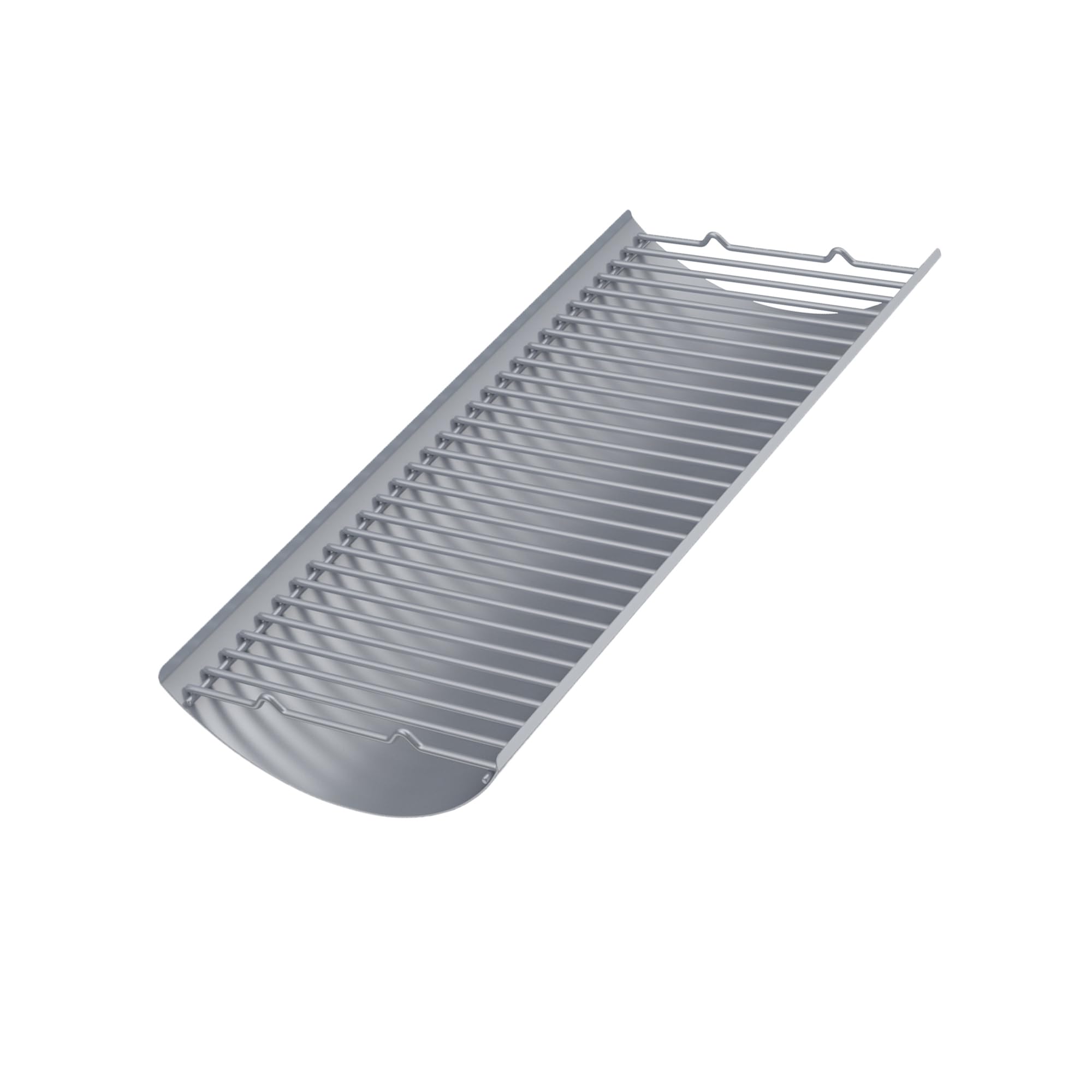 MOASKER ash pan front view showing full tray and fit benefit