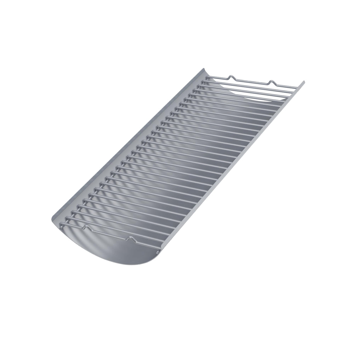 MOASKER ash pan front view showing full tray and fit benefit