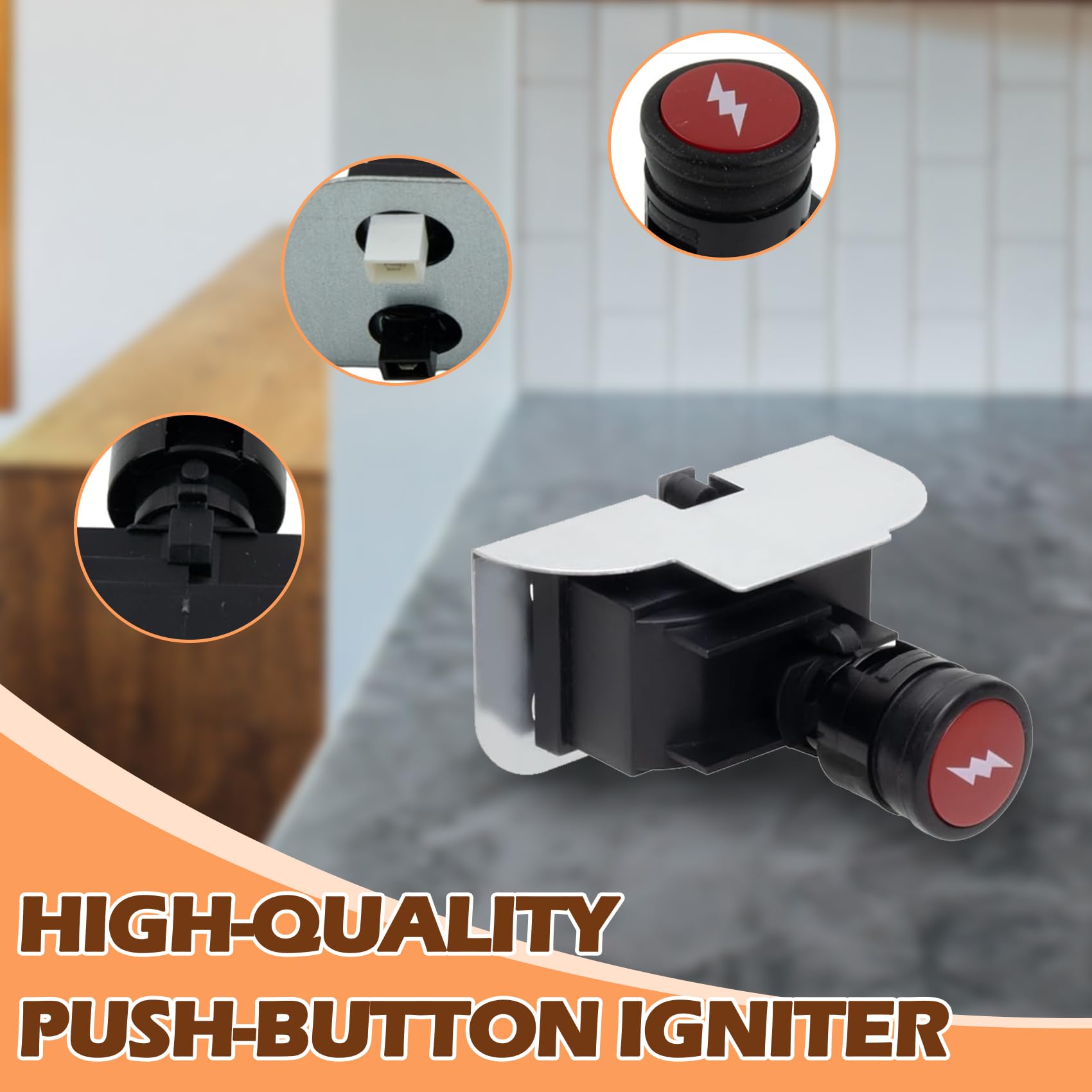 MOASKER mounting bracket and components with label for clear part identification