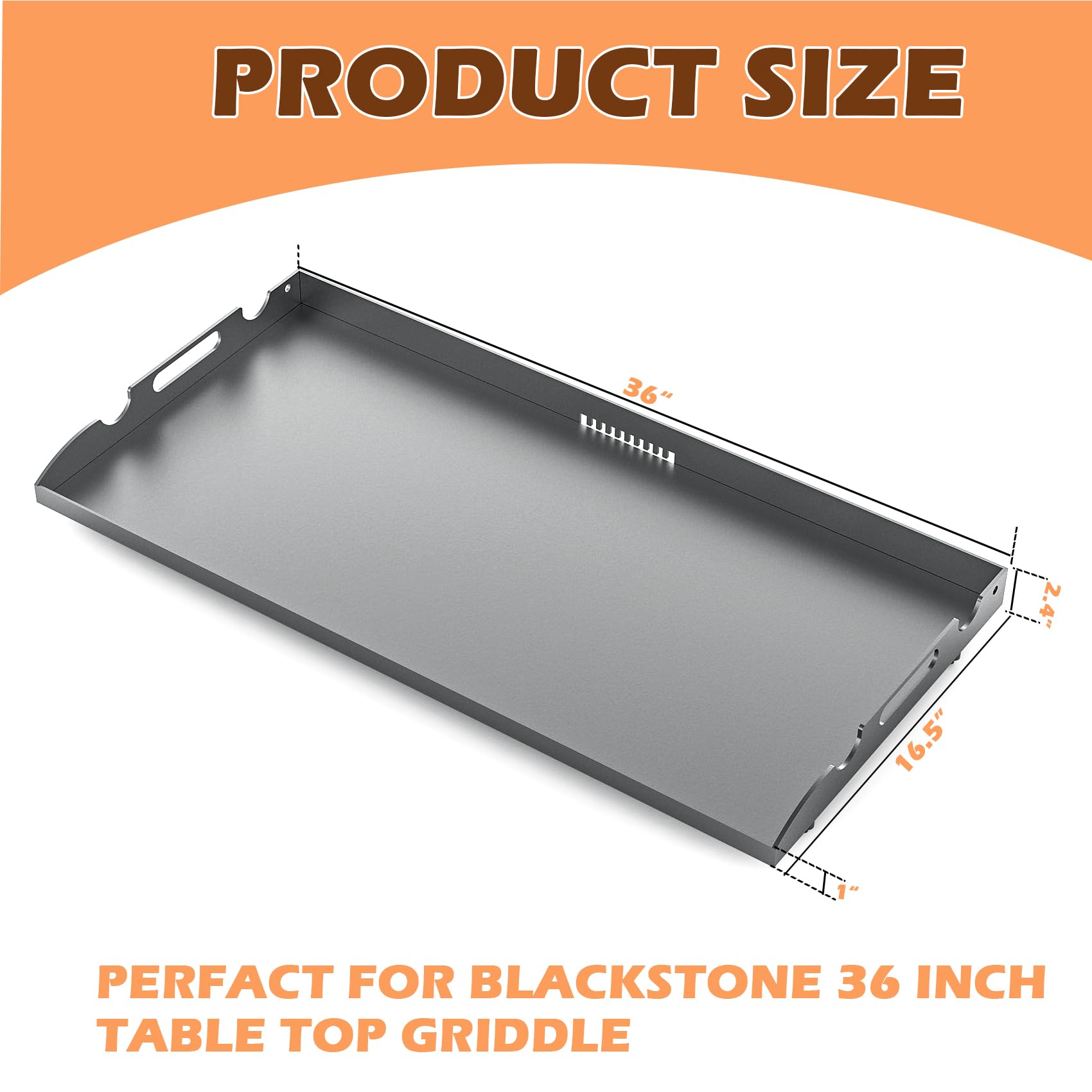 MOASKER edge closeup highlighting steel thickness for durability and heat retention