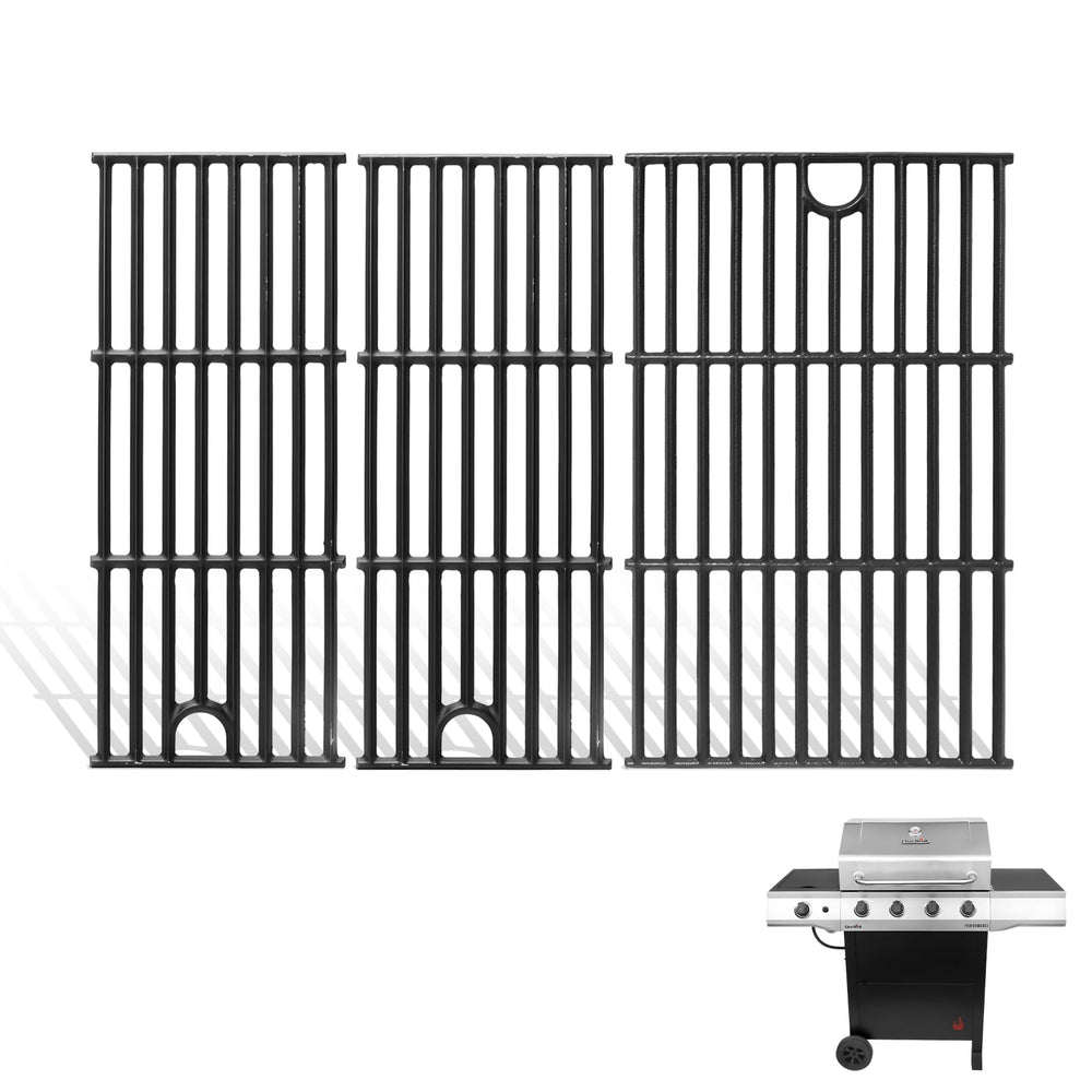 MOASKER front view of replacement grates showing solid cast-iron build and fit benefit