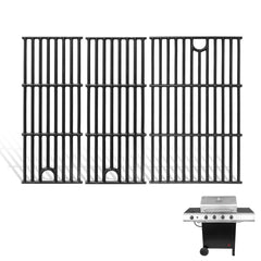 MOASKER front view of replacement grates showing solid cast-iron build and fit benefit
