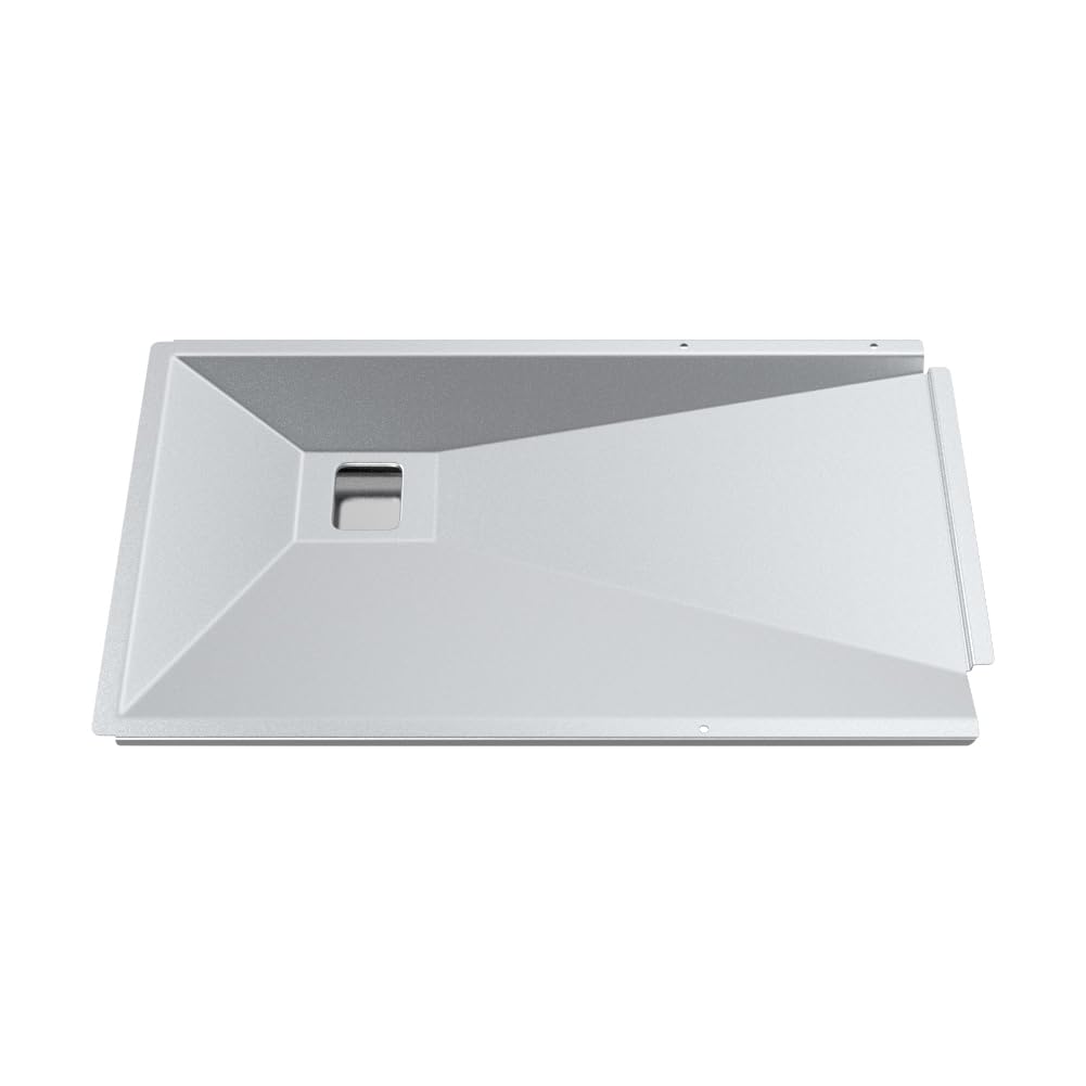 MOASKER grease tray front view showing precise fit and improved grease control