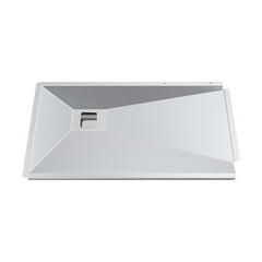 MOASKER grease tray front view showing precise fit and improved grease control