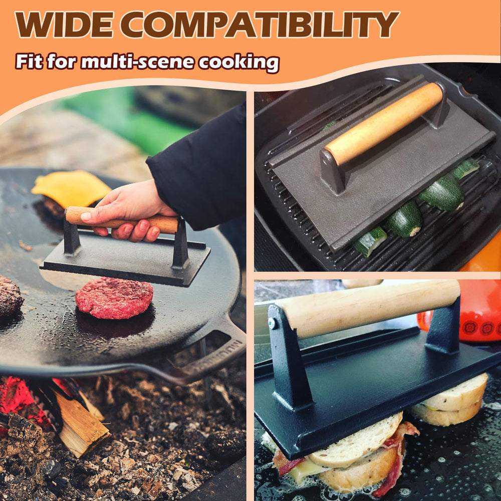 MOASKER melting dome on griddle in use speeding cheese melt and even heating