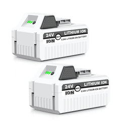 Moccdor front view of 24V 6.0Ah battery showing reliable power