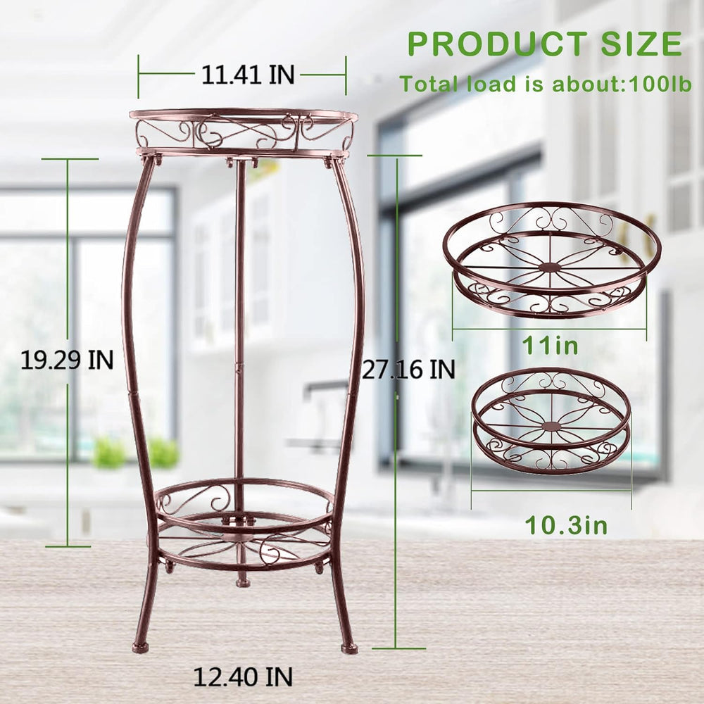 MOCORY top tier holding a flowering pot for elevated visual impact